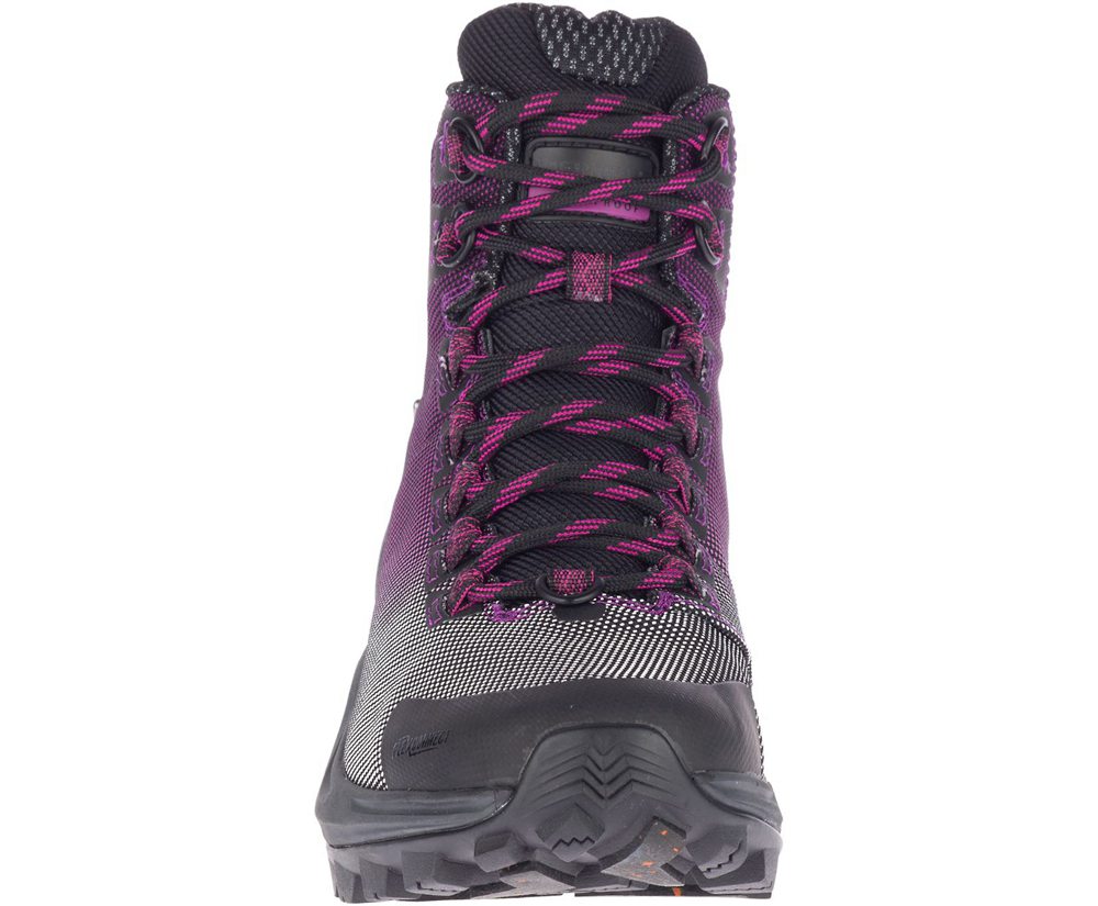 Merrell Boots Black/Purple - Thermo Cross 2 Mid Waterproof - Womens 31SODGZVH